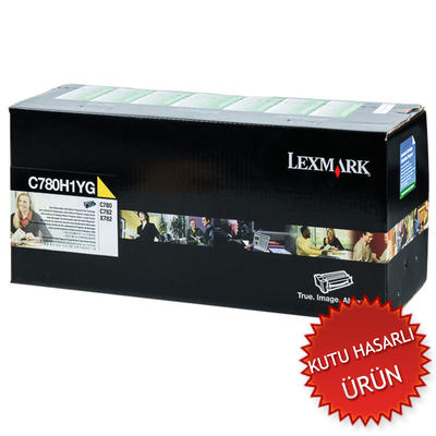 Lexmark C780H1YG Yellow Original Toner - C780 / C782 (Damaged Box) 