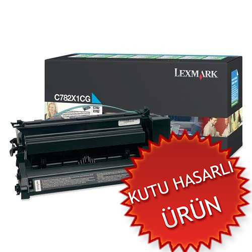 Lexmark C782X1CG Cyan Compatible Toner - C782 / X782E (Damaged Box)