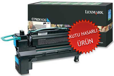 Lexmark C792X1CG Mavi Orjinal Toner Yüksek Kapasite - C792 (C) (T8757) - 1