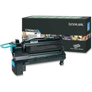 Lexmark C792X6CG Cyan Original Toner High Capacity - C792 