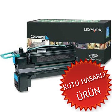 Lexmark C792X6CG Mavi Orjinal Toner Yüksek Kapasite - C792 (C) (T15574) - 1