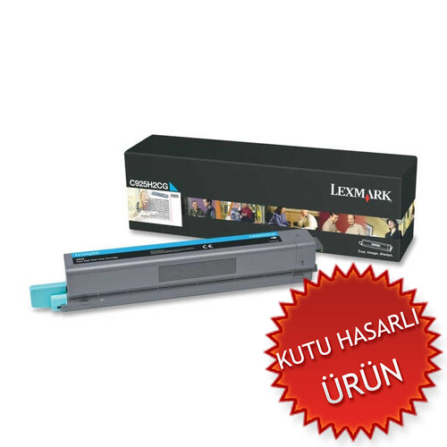 Lexmark C925H2CG Cyan Original Toner (Damaged Box) - 1