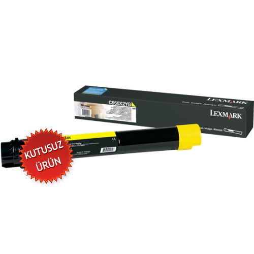 Lexmark C950X2YG Sarı Orjinal Toner - C950 (U) (T7615) - 1