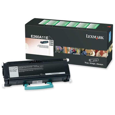 Lexmark E260 E260A11E Black Original Laser Toner 