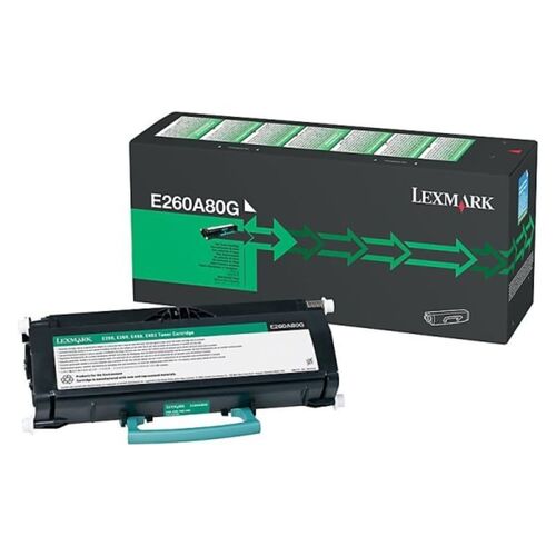 Lexmark E260A80G Black Original Toner - E260 / E360 - 1