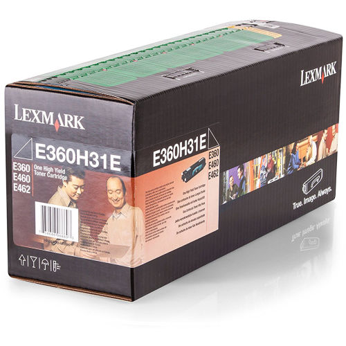 Lexmark E360H31E Black Original Toner High Capacity - E360 / E460 - 1