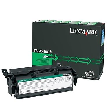 Lexmark T654X80G Siyah Orjinal Toner - T654 (T8957) - 1