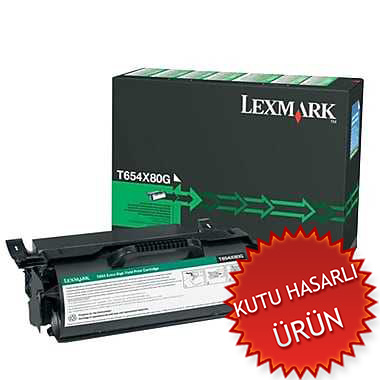 Lexmark T654X80G Black Original Toner - T654 (Damaged Box)