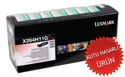 Lexmark X264H11G Black Original Toner - X260 / X264 (Damaged Box) 