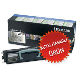 Lexmark X340A11G Black Laser Toner - X340 (Damaged Box)