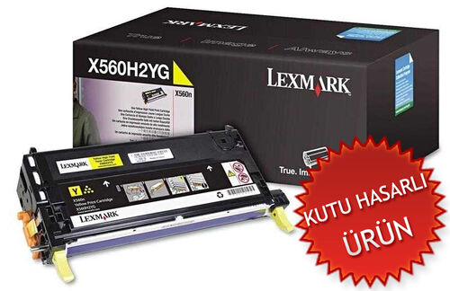 Lexmark X560H2YG Sarı Orjinal Toner - X560N (C) (T13161) - 1