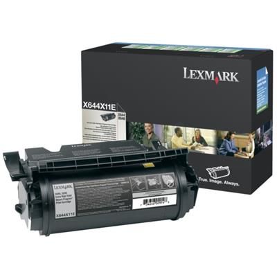 Lexmark X644X11E Black Original Toner Extra High Capacity - X644 / X646 - 1