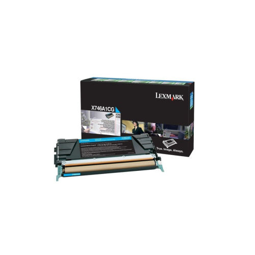 Lexmark X746A1CG Mavi Orjinal Toner - X746 / X748 (T7601) - 1