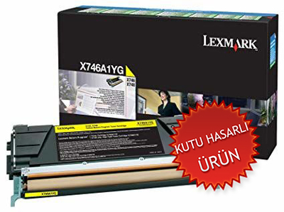 Lexmark X746A1YG Yellow Original Toner - X746 / X748 (Damaged Box) 