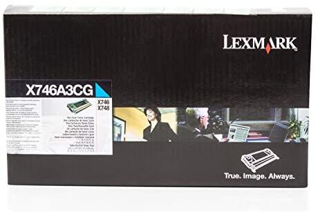 Lexmark X746A3CG Cyan Original Toner - X746DE / X748DE - 1