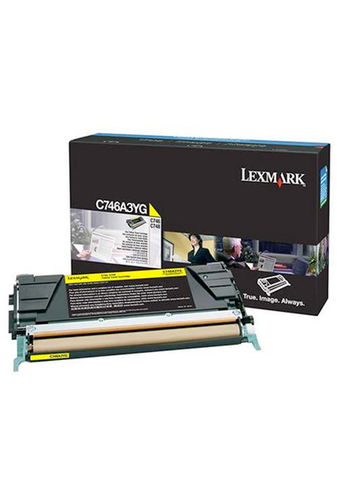 Lexmark X746A3YG Sarı Orjinal Toner - X746DE / X748DE (T12115) - 1