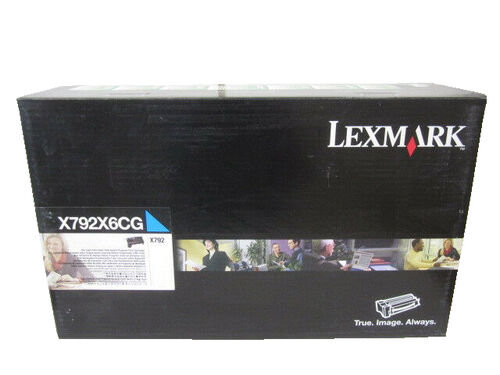 Lexmark X792X6CG Cyan Original Toner 20.000 Page - 1