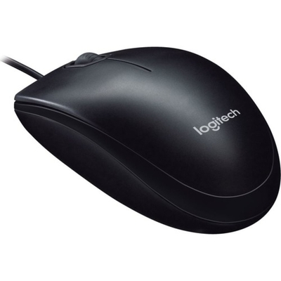 Logitech M90 (910-001793) Black Wired USB Optical Mouse - Thumbnail