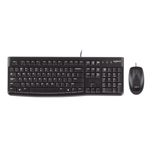 Logitech MK120 (920-002560) USB Kablolu Siyah Q Klavye + Mouse Set