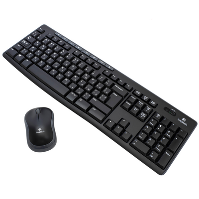 Logitech - Logitech MK270 (920-004525) Kablosuz Siyah Q Klavye + Mouse Set