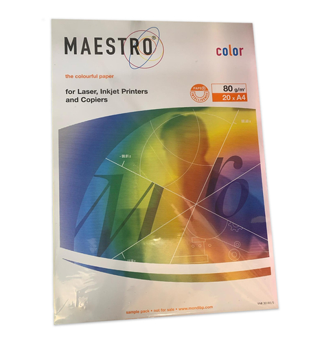 Maestro Color 5 Color A4 Color Copy Paper 80g/m² - 1