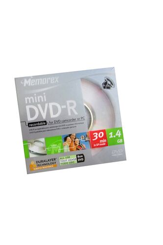 Memorex Mini DVD-R 1.4 GB Camera Recording DVD - 1