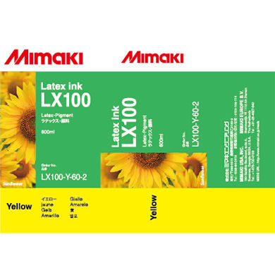 Mimaki LX100-Y-60 Sarı Orjinal Lateks Mürekkep JV400-130LX , JV400-160LX (T11213) - 1