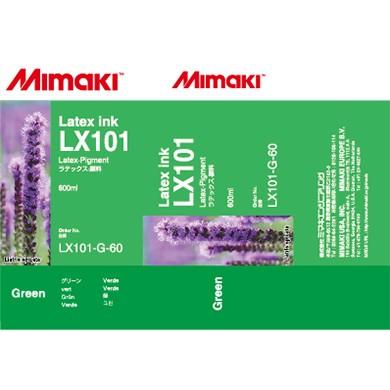 Mimaki LX101-G-60 Green Original Latex Ink JV400-130LX , JV400-160LX 