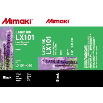 Mimaki LX101-K-60 Black Original Latex Ink JV400-130LX , JV400-160LX 