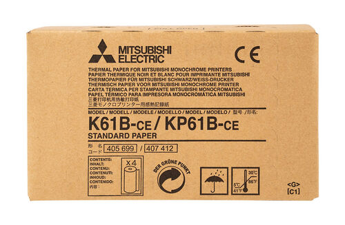 Mitsubishi K61B-CE / KP61B-CE Original Standard Termal Paper - 1