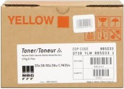 Nashuatec 885415 DSc38 DT38YLW Yellow Original Toner - C7435 