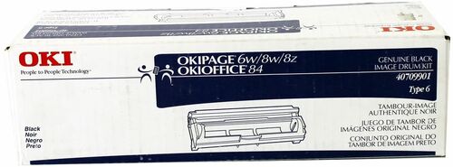 OKI 40709901 Black Original Drum Unit Type 6 - OKIOFFICE 84 / 87 - 1