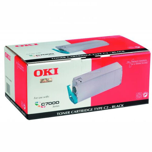 Oki 41304212 Black Original Toner - C7200 / C7400 - 1