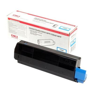 OKI 42127456 Cyan Original Toner - C5250, C5450, C5510 