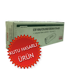 OKI - OKI 42127489 Kırmızı Orjinal Toner - C5100 / C5200 (C)