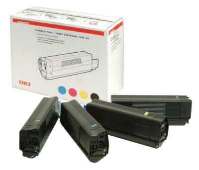 OKI 42403002 Type C6 4 Color Original Toner 