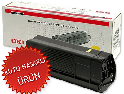 OKI - OKI 42804578 Sarı Orjinal Toner Yüksek Kapasite - C3200 (C)