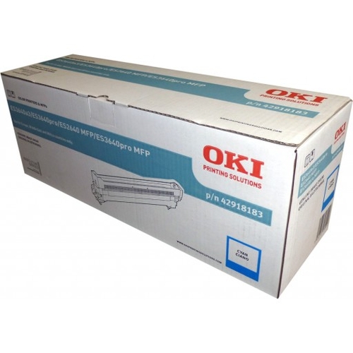 OKI 42918183 Cyan Original Drum Unit - ES3640A3 / ES2640 - 1