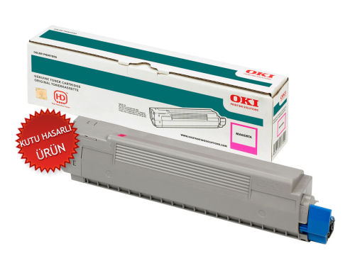 OKI 42918962 Kırmızı Orjinal Toner - C9600 / C9800 (C) (T8043) - 1