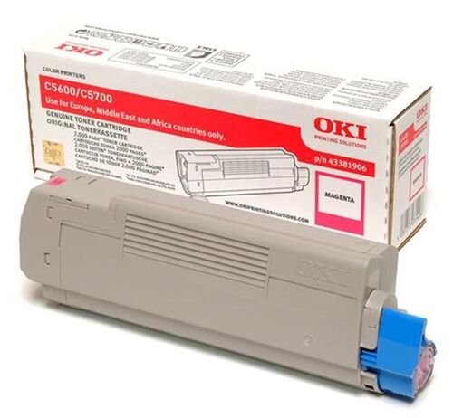 OKI 43381906 Kırmızı Orjinal Toner - C5600 / C5700 (T14810) - 1