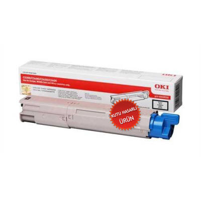 OKI 43459344 C3300 / C3400 / C3450 / C3600 Black Original Toner (Damaged Box) 