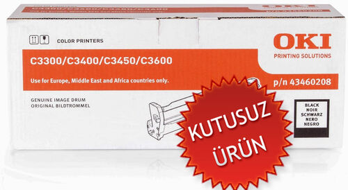 OKI 43460208 Siyah Orjinal Drum Ünitesi - C3300 / C3400 (U) (T15183) - 1