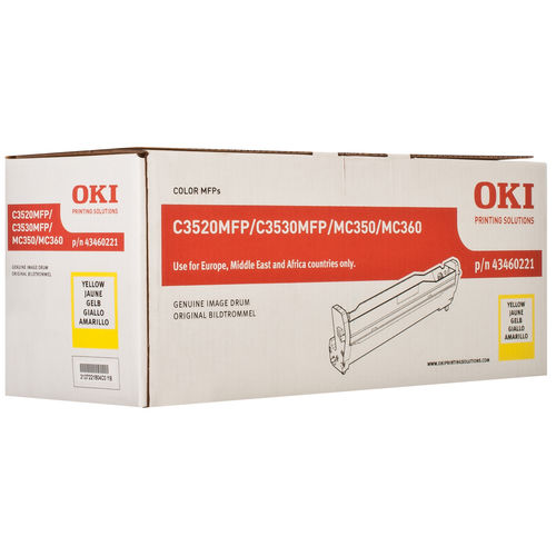 OKI 43460221 Sarı Orjinal Drum Unitesi - MC3530 / MC350 (T8588) - 1