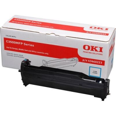 OKI 43460223 C3500 / MC350 / MC360 Cyan Original Drum Unit - 2