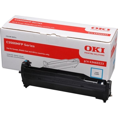 OKI 43460223 C3500 / MC350 / MC360 Cyan Original Drum Unit 