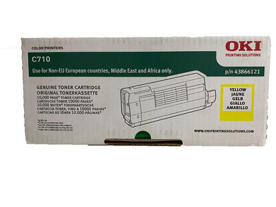 OKI - OKI 43866121 Yellow Original Toner - C710 / C711