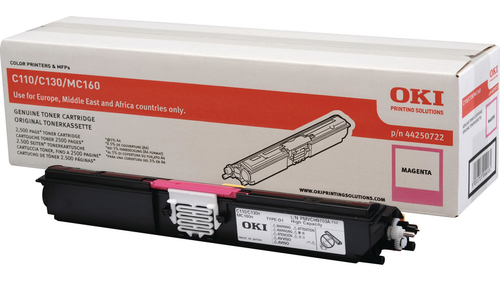 OKI 44250722 Kırmızı Orjinal Toner - C110 / C130 - 1