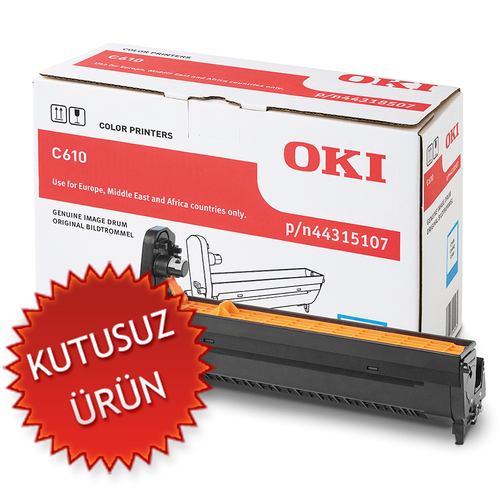 OKI 44315107 Cyan Original Drum Unit - C610 (Without Box)