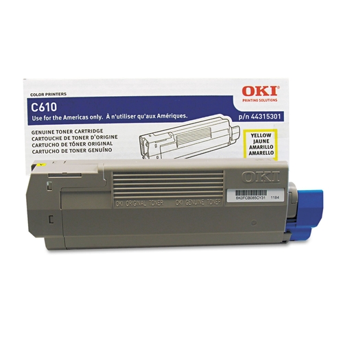 OKI 44315301 Sarı Orjinal Toner - C610N / C610CDN (T16944) - 1