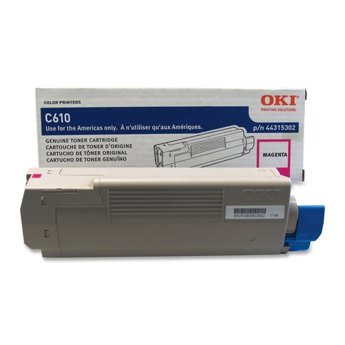 OKI 44315302 Kırmızı Orjinal Toner - C610DN / C610CDN (T16945) - 1